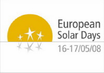 European Solar Days: il 16 e il 17 maggio previsto sole su tutta l'Europa, ed una lotteria a premi fotovoltaici in Italia!