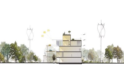 Presentata a Milano "Casa 100K", l'abitazione low-cost ed ecologica progettata da Mario Cucinella e Italcementi