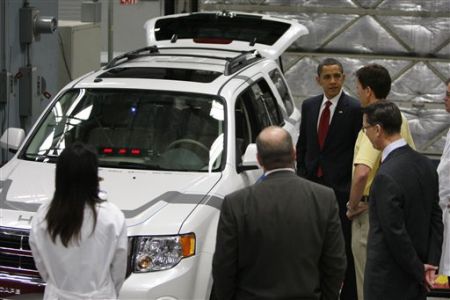 Obama auto elettrica