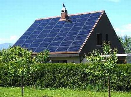 pannelli solari edificio