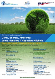 Clima, energia, ambiente come rilanciare il negoziato globale