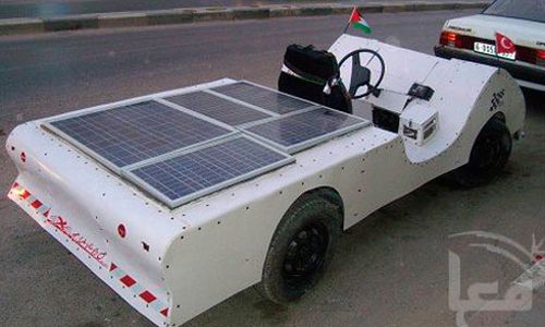 auto solare palestinese