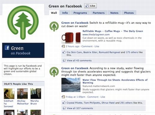 Facebook, le 6 pagine più green del social network