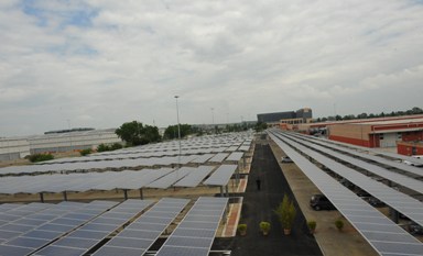 Fotovoltaico su copertura parcheggio, mega impianto a Roma