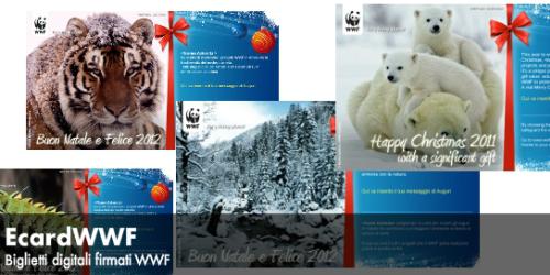 Idee Regalo Natale 2011 eco friendly, Biglietti d'auguri digitali Wwf