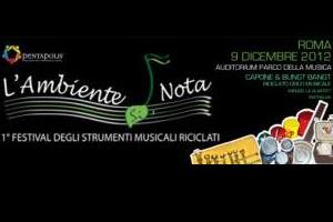 festival strumenti musicali riciclati roma auditorium