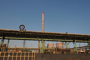A view of the ILVA plant in the southern