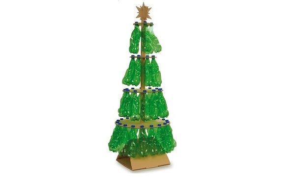 Decorazioni Natalizie Con Plastica Riciclata.Alberi Di Natale 2014 Riciclati Idee Con Plastica Carta E Vecchi Oggetti Ecologiae Com