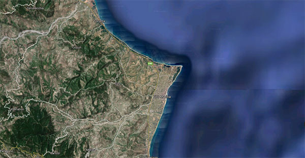 Nei pressi Cirò Marina c'è un canyon sottomarino da monitorare con attenzione
